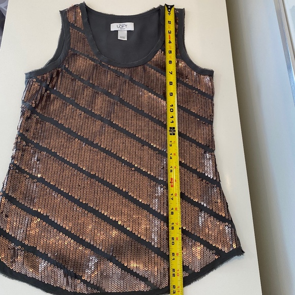 LOFT Sequin Top - Sz XXSP - Picture 4 of 12